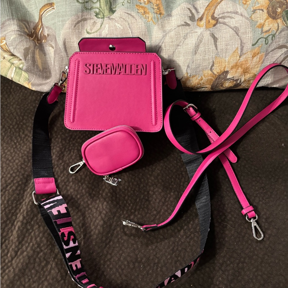 Steve Madden Pink Crossbody Bag Set